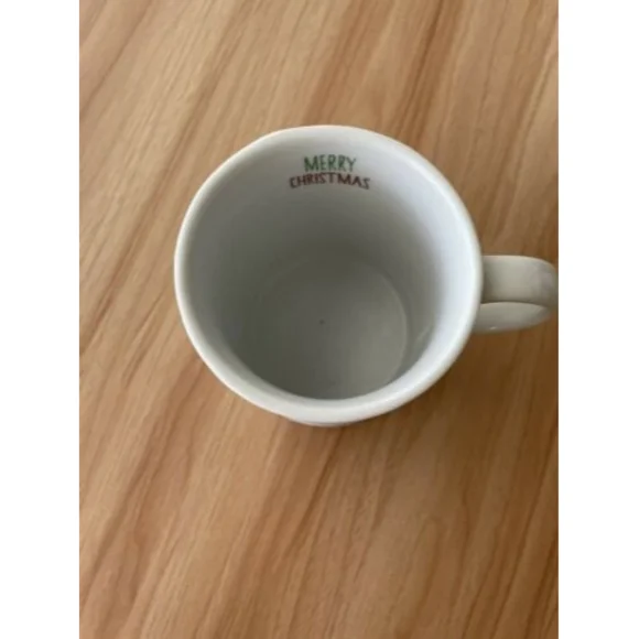 Fringe Merry Christmas Siamese Burmese Cat Wearing Xmas Hat White Mug Coffee Cup - Picture 5 of 5